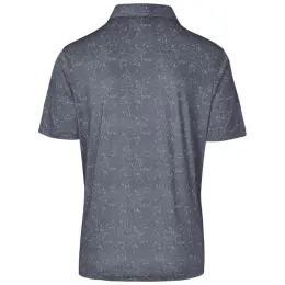 Mens Flexxion Golf Shirt Grey Back